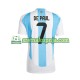 Muškarci Domaći Home Dresova Argentina De Paul 7 Copa America 2024 Kratkih Rukava