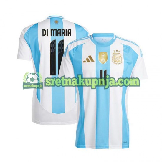 Muškarci Domaći Home Dresova Argentina Di Maria 11 Copa America 2024 Kratkih Rukava
