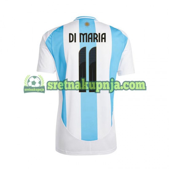 Muškarci Domaći Home Dresova Argentina Di Maria 11 Copa America 2024 Kratkih Rukava