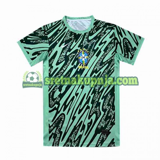 Muškarci Treći Golmanski Dresova Brazil Copa America 2024 zelena Kratkih Rukava