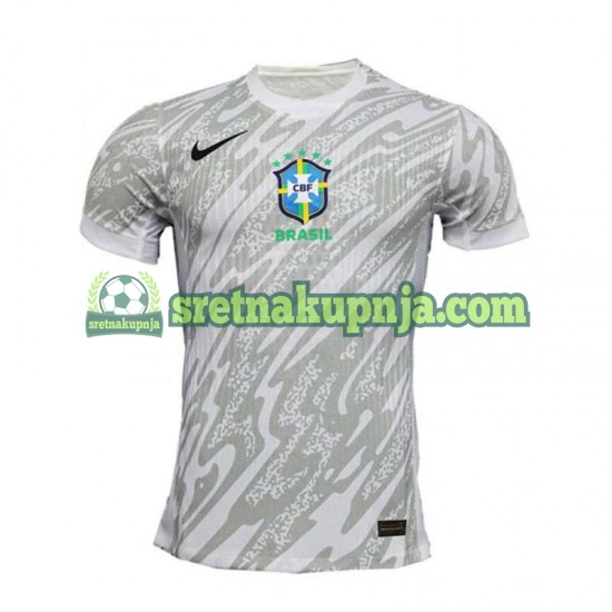 Muškarci Domaći Home Golmanski Dresova Brazil Copa America 2024 Kratkih Rukava
