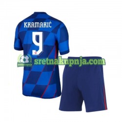 Dječja Gostujući Away Dresova Hrvatska Andrej Kramaric 9 Euro 2024 Kratkih Rukava