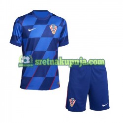 Dječja Gostujući Away Dresova Hrvatska Euro 2024 Kratkih Rukava