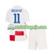 Dječja Domaći Home Dresova Hrvatska Marcelo Brozovic 11 Euro 2024 Kratkih Rukava