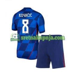 Dječja Gostujući Away Dresova Hrvatska Mateo Kovacic 8 Euro 2024 Kratkih Rukava