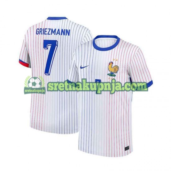 Muškarci Gostujući Away Dresova Francuska Antoine Griezmann 7 Euro 2024 Kratkih Rukava