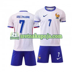 Dječja Gostujući Away Dresova Francuska Antoine Griezmann 7 Euro 2024 Kratkih Rukava Dječja Gostujući Away Dresova Francuska Antoine Griezmann 7 Euro 2024 Kratkih Rukava