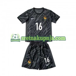 Dječja Gostujući Away Golmanski Dresova Francuska Mike Maignan 16 Euro 2024 Crno Kratkih Rukava
