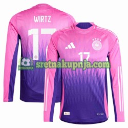 Muškarci Gostujući Away Dresova Njemačka Florian Wirtz 17 Euro 2024 Dugim Rukavima