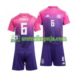 Dječja Gostujući Away Dresova Njemačka Joshua Kimmich 6 Euro 2024 Kratkih Rukava