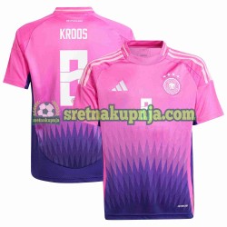 Muškarci Gostujući Away Dresova Njemačka Toni Kroos Euro 2024 Kratkih Rukava