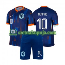 Dječja Gostujući Away Dresova Nizozemska Memphis Depay 10 Euro 2024 Kratkih Rukava
