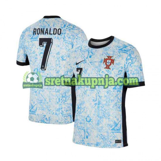 Muškarci Gostujući Away Dresova Portugal Cristiano Ronaldo 7 Euro 2024 Kratkih Rukava