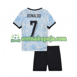 Dječja Gostujući Away Dresova Portugal Cristiano Ronaldo 7 Euro 2024 Kratkih Rukava