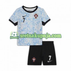 Dječja Gostujući Away Dresova Portugal Cristiano Ronaldo 7 Euro 2024 Kratkih Rukava