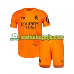 Dječja Treći Golmanski Dresova Real Madrid Y3 2023-2024 naranča Kratkih Rukava