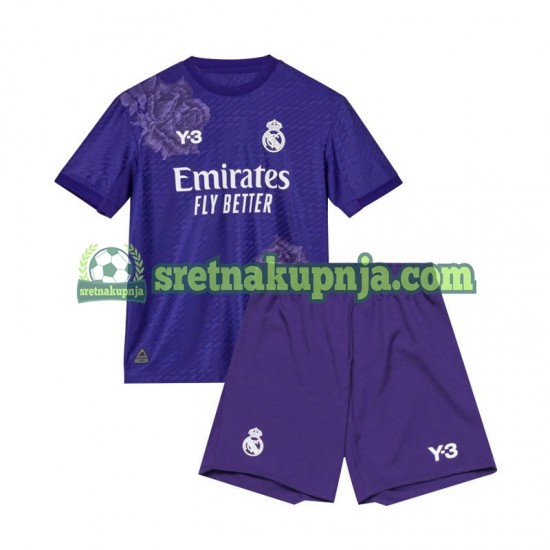 Dječja Četvrti Dresova Real Madrid 2023-2024 Ljubičasta Kratkih Rukava