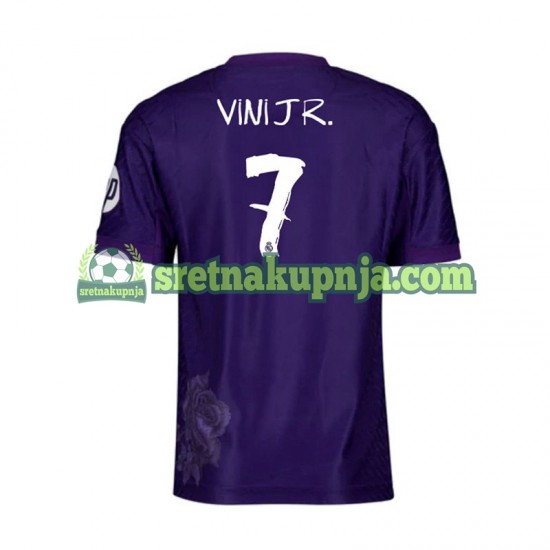 Muškarci Četvrti Dresova Real Madrid Vinicius Junior 7 Y-3 2023-2024 Ljubičasta Kratkih Rukava