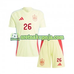 Dječja Gostujući Away Dresova Španjolska Pedri 26 Euro 2024 Kratkih Rukava