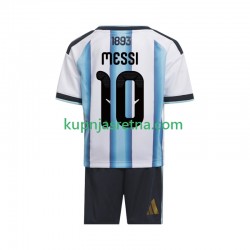 Dječja Domaći Home Dresova Argentina Lionel Messi 10 World Cup 2026 Kratkih Rukava