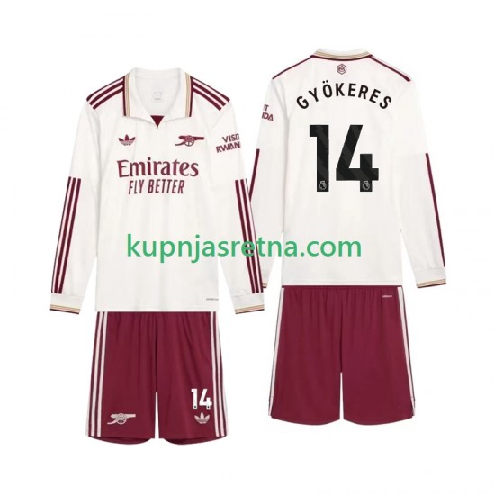 Dječja Treći Dresova Arsenal Gyokeres 14 2025-2026 Dugim Rukavima