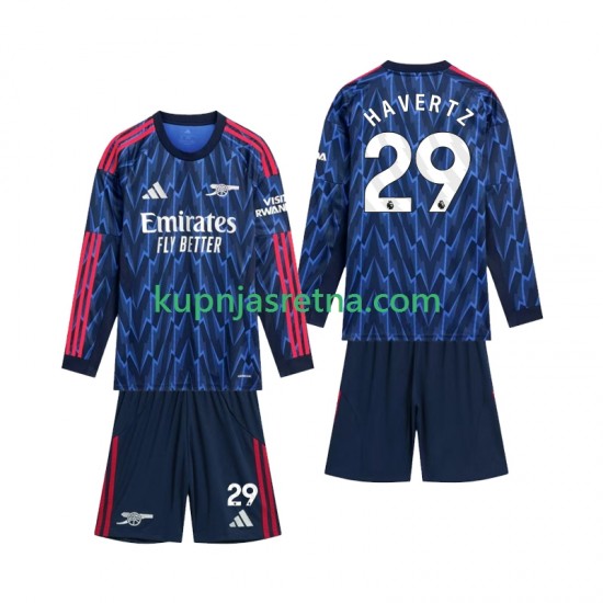 Dječja Gostujući Away Dresova Arsenal Havertz 29 2025-2026 Dugim Rukavima