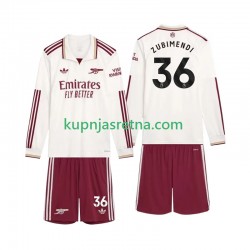 Dječja Treći Dresova Arsenal Zubimendi 36 2025-2026 Dugim Rukavima