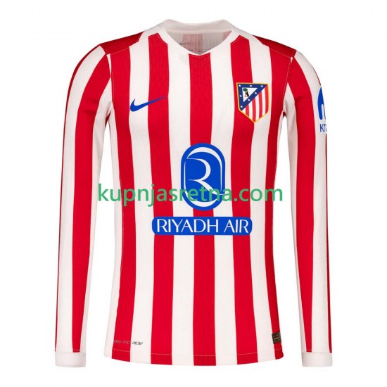 Muškarci Domaći Home Dresova Atlético Madrid 2025-2026 Dugim Rukavima