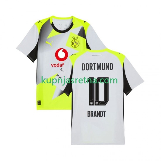 Muškarci Gostujući Away Dresova Borussia Dortmund Julian Brandt 10 2025-2026 Kratkih Rukava