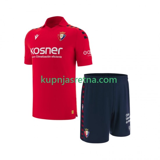 Dječja Domaći Home Dresova CA Osasuna 2025-2026 Kratkih Rukava