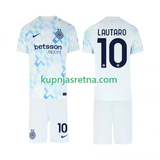 Dječja Gostujući Away Dresova Inter Milan Lautaro Martinez 10 2025-2026 Kratkih Rukava