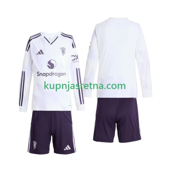 Dječja Gostujući Away Dresova Manchester United 2025-2026 Dugim Rukavima
