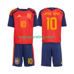 Dječja Domaći Home Dresova Španjolska Lamine Yamal 10 World Cup 2026 Kratkih Rukava