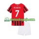 Dječja Domaći Home Dresova AC Milan Alvaro Morata 7 2024-2025 Kratkih Rukava