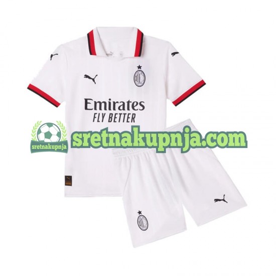 Dječja Gostujući Away Dresova AC Milan 2024-2025 Kratkih Rukava