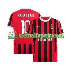 Muškarci Domaći Home Dresova AC Milan UCL Font RAFA LEAO 10 2024-2025 Kratkih Rukava