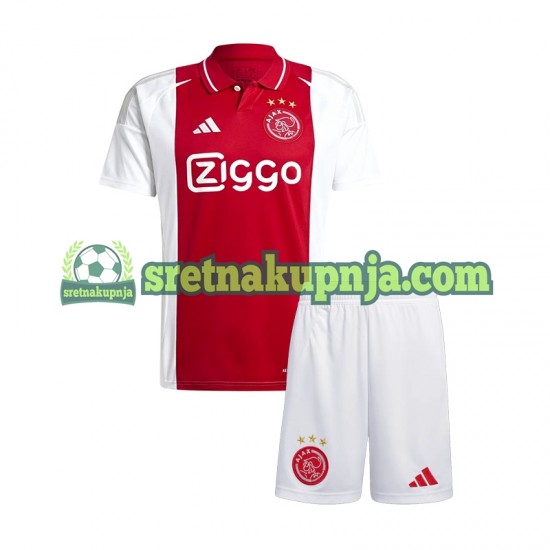 Dječja Domaći Home Dresova AFC Ajax 2024-2025 Kratkih Rukava