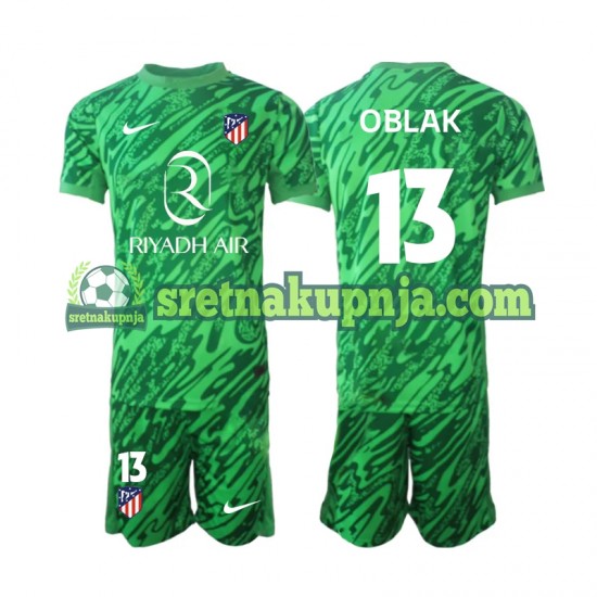 Dječja Gostujući Away Golmanski Dresova Atlético Madrid Jan Oblak 13 2024-2025 Kratkih Rukava