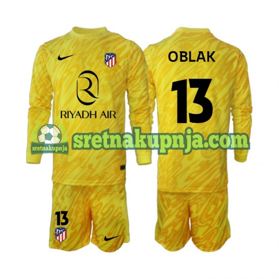 Dječja Treći Golmanski Dresova Atlético Madrid Jan Oblak 13 2024-2025 Dugim Rukavima