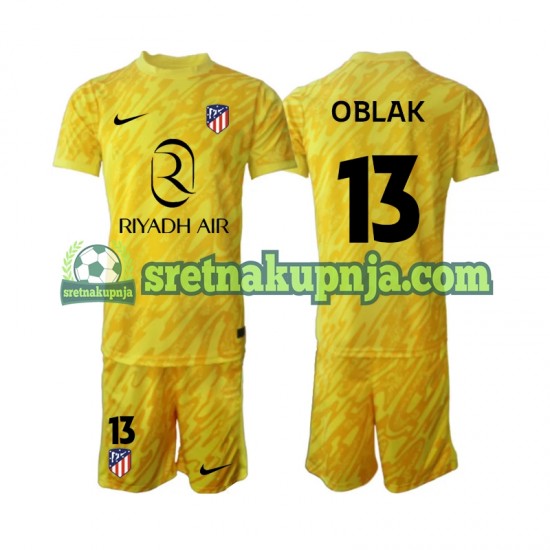 Dječja Treći Golmanski Dresova Atlético Madrid Jan Oblak 13 2024-2025 Kratkih Rukava