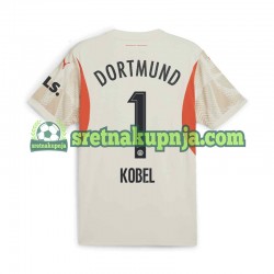 Muškarci Domaći Home Golmanski Dresova Borussia Dortmund Gregor Kobel 1 2024-2025 Kratkih Rukava
