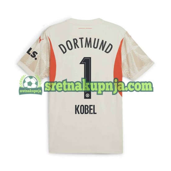 Muškarci Domaći Home Golmanski Dresova Borussia Dortmund Gregor Kobel 1 2024-2025 Kratkih Rukava