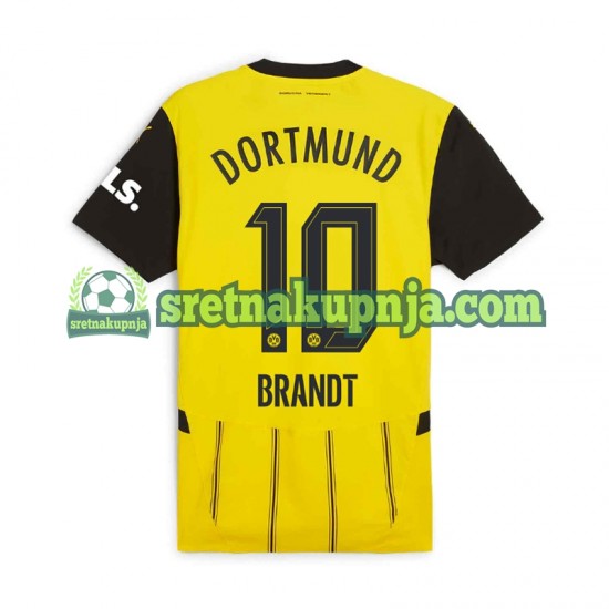 Muškarci Domaći Home Dresova Borussia Dortmund Julian Brandt 10 2024-2025 Kratkih Rukava