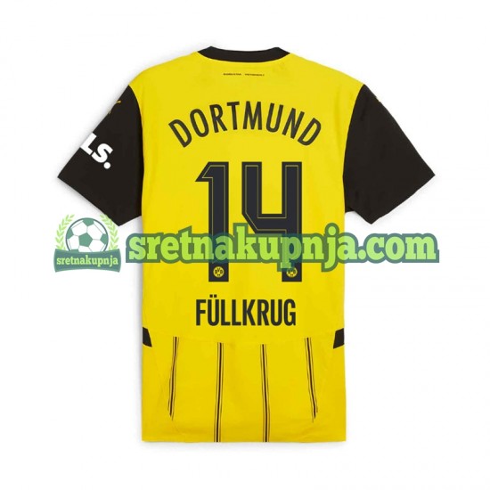 Muškarci Domaći Home Dresova Borussia Dortmund Niclas Fullkrug 14 2024-2025 Kratkih Rukava