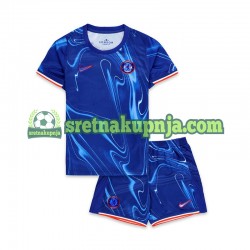 Dječja Domaći Home Dresova Chelsea 2024-2025 Kratkih Rukava