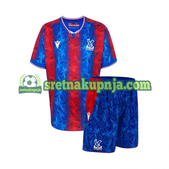 Dječja Domaći Home Dresova Crystal Palace 2024-2025 Kratkih Rukava