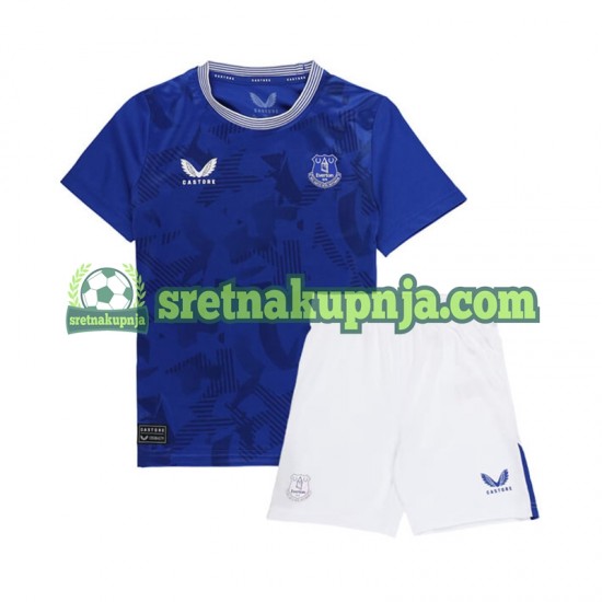 Dječja Domaći Home Dresova Everton 2024-2025 Kratkih Rukava