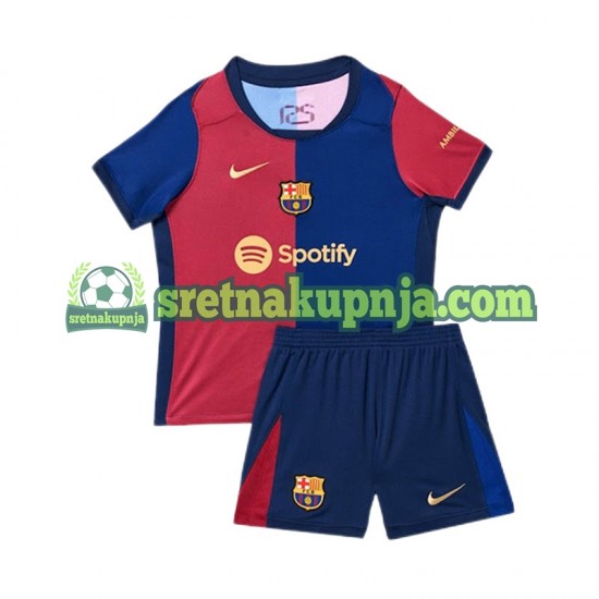 Dječja Domaći Home Dresova FC Barcelona 2024-2025 Kratkih Rukava