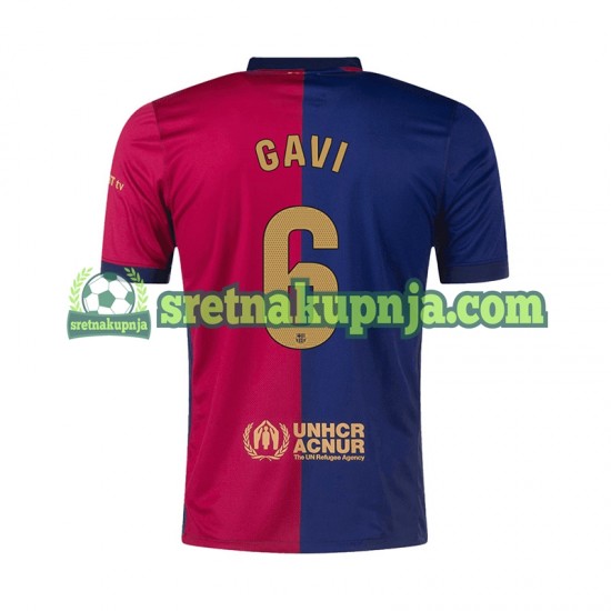 Muškarci Domaći Home Dresova FC Barcelona GAVI 6 2024-2025 Kratkih Rukava