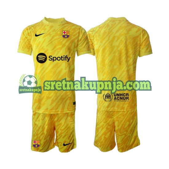 Dječja Gostujući Away Golmanski Dresova FC Barcelona 2024-2025 Kratkih Rukava